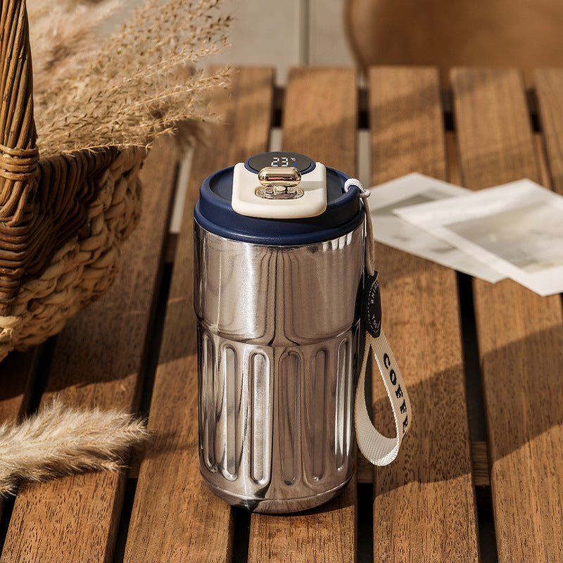 Trend Ritual™ Smart Thermal Bottle - 450ml LED Temperature Display Coffee Mug