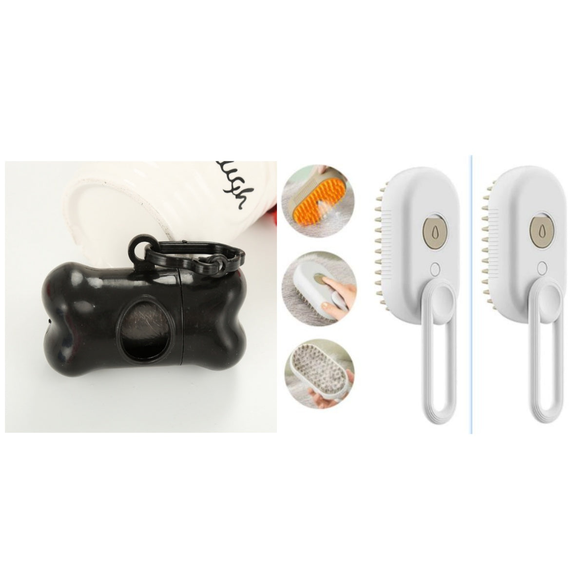 Mist & Massage™ 3-in-1 Pet Steam Brush – Electric Anti-Static Grooming & Deshedding Tool