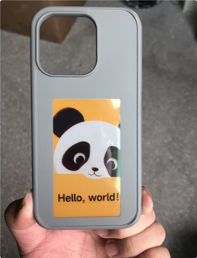 Infinite Display Phone Cover - Battery-Free E-Ink Personalized Screen Case