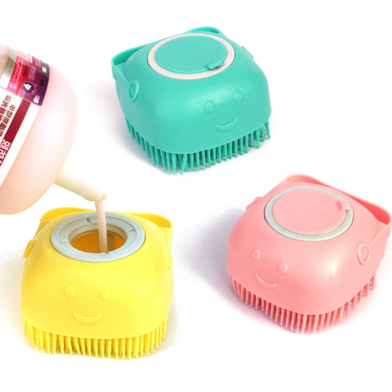 SudsyPaws™ 2-in-1 Silicone Massage & Shampoo-Dispensing Pet Brush
