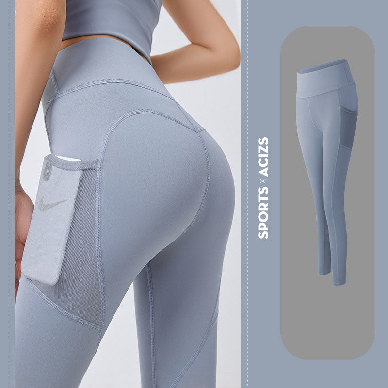 High-Waisted Tummy Control Yoga Pants with Pockets – Trend Ritual Essentials