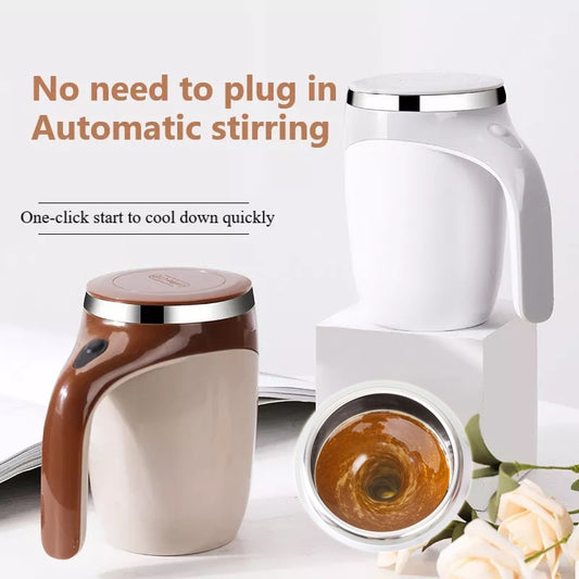 Trend Ritual™ Pro Automatic Self-Stirring Coffee Mug - Magnetic Rotating Tech
