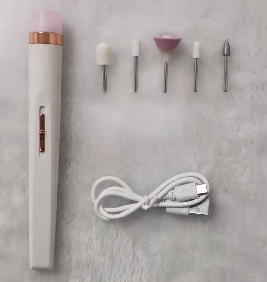 GlowPolish™ 5-in-1 Electric Nail Drill | Cordless LED Manicure Set