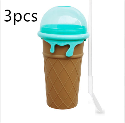 Trend Ritual™ Magic Slushy Maker Cup - 500ml Quick-Freeze Smoothie Squeeze Cup