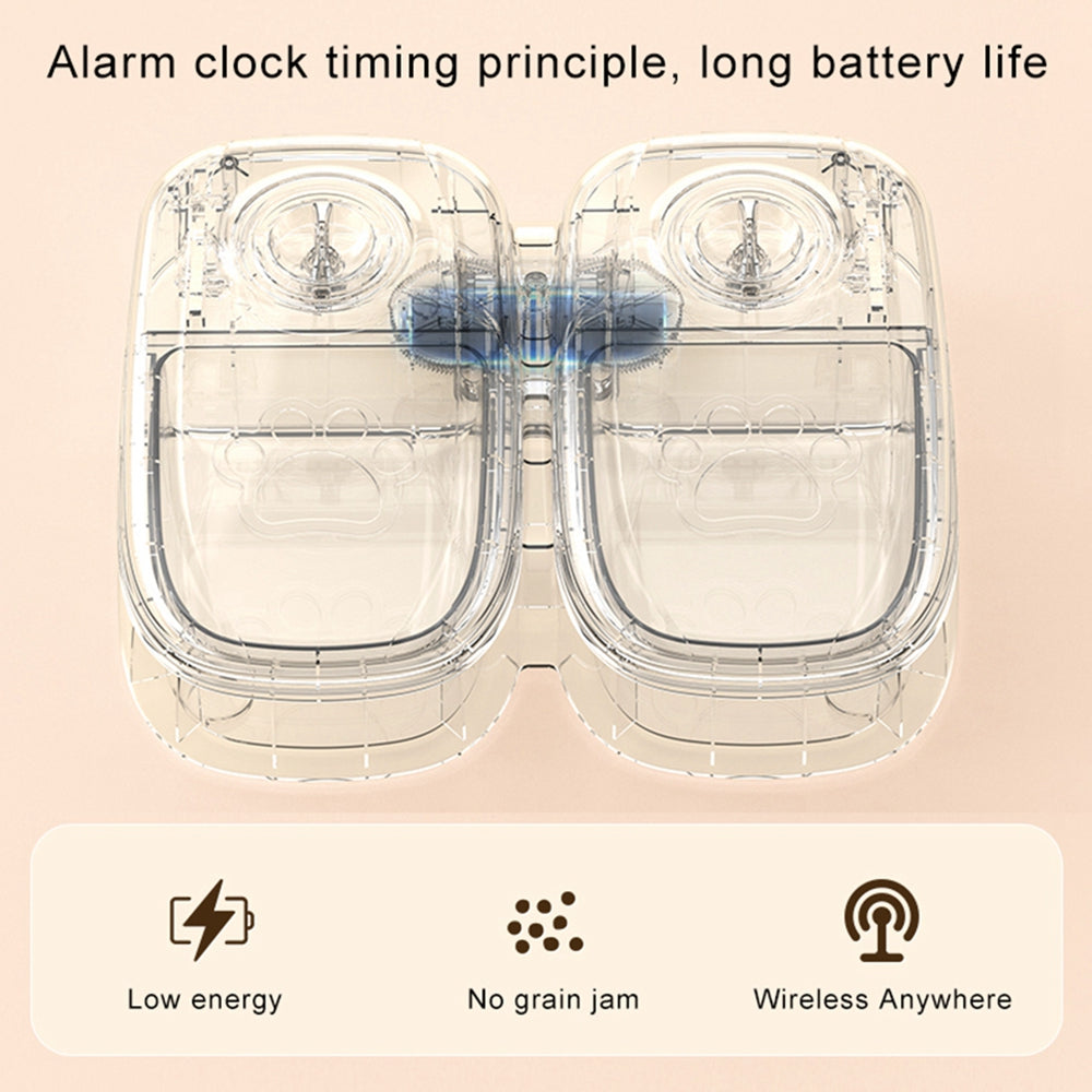 TimeFeed™ Automatic Smart Pet Feeder – Programmable 2-in-1 Timed Food Dispenser