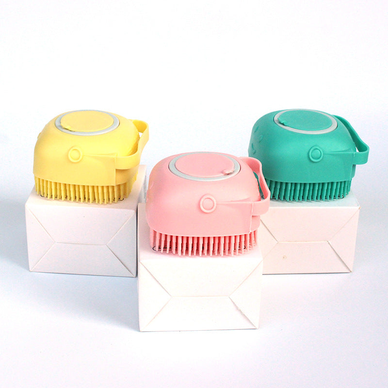 SudsyPaws™ 2-in-1 Silicone Massage & Shampoo-Dispensing Pet Brush