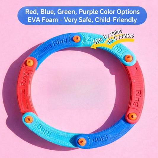 FlightRing Ultralight Soft Toss Flying Ring | Safe EVA Foam Flyer for All Ages