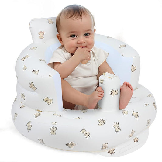 Cozy Pump Inflatable Baby Floor Seat | Ergonomic Spine Support