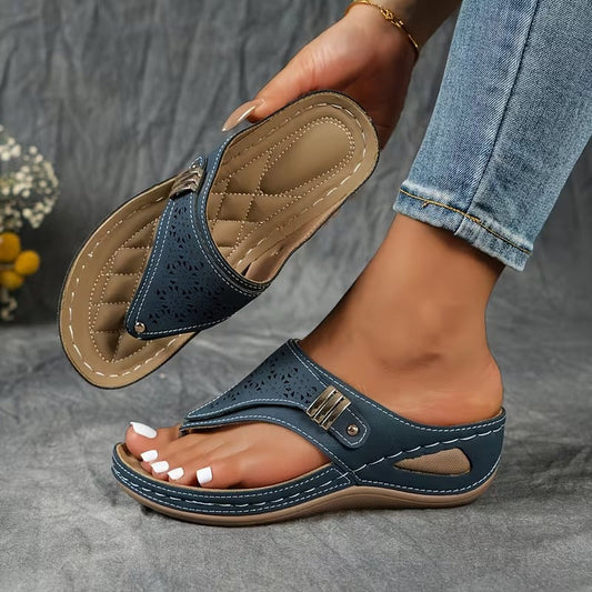 Stephanie Orthopedic Wedge Sandals | Ergonomic Arch Support & All-Day Comfort