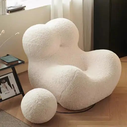 Cloud Comfort Lounger - Ergonomic 3D Bean Bag Chair for Gaming & Relaxation