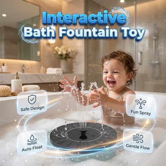 Sunny Splash | Solar-Powered Floating Bath Fountain